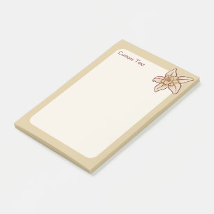 Vanilla Flower Icon Post-it® Notes