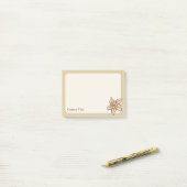 Vanilla Flower Icon Post-it® Notes (Op bureau)