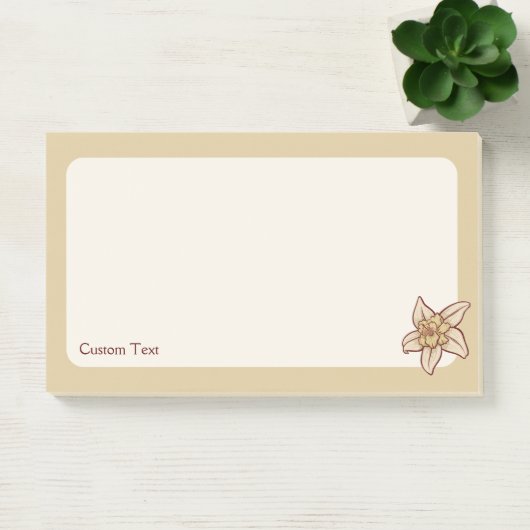 Vanilla Flower Icon Post-it® Notes (Kantoor)
