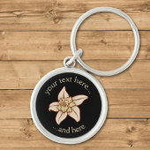 Vanilla Flower Icon Sleutelhanger