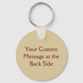 Vanilla Flower Icon Sleutelhanger (Achterkant)