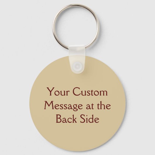 Vanilla Flower Icon Sleutelhanger (Achterkant)