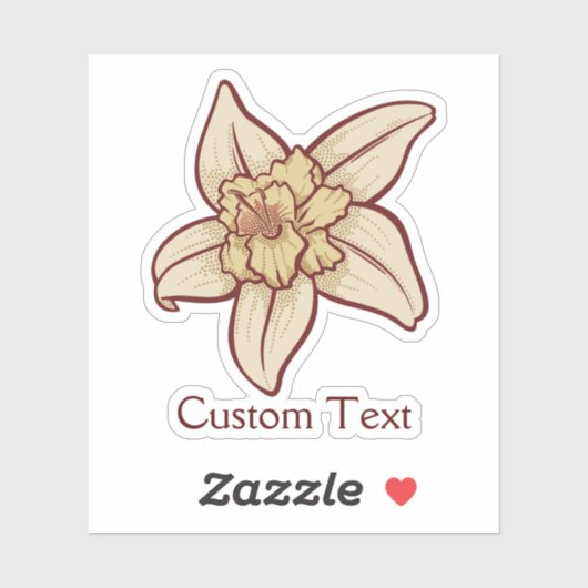 Vanilla Flower Icon Sticker (Vel)