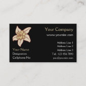 Vanilla Flower Icon Visitekaartje (Voorkant)