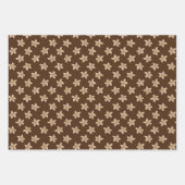 Vanilla Flower Pattern Inpakpapier Vel (Voorkant 3)