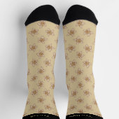 Vanilla Flower Pattern Socks Sokken (Top)