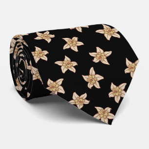 Vanilla Flower Pattern Stropdas