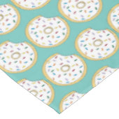 Vanilla Frosted Donut Doughnut Rainbow Sprinkles Tafelkleed (Gekanteld)