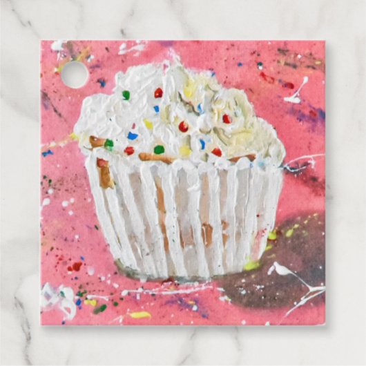 Vanilla Frosting Bedankjes Labels (Voorkant)