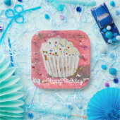 Vanilla Frosting Papieren Bordje (Feest)