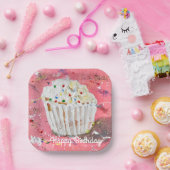 Vanilla Frosting Papieren Bordje (Feest)