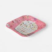 Vanilla Frosting Papieren Bordje (Gebogen)