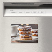 Vanilla Glazed Donuts Magneet (Insitu (Vaatwasser))