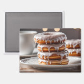 Vanilla Glazed Donuts Magneet (Voorkant / Achterkant)