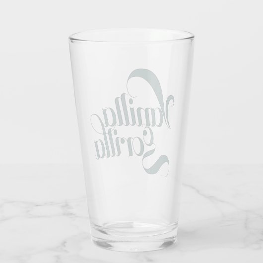 Vanilla Gorilla Glass Tumbler (Achterkant)