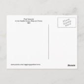 Vanilla Grove van Paul Gauguin Briefkaart (Achterkant)