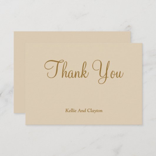 Vanilla Hartelijk dank (Voorkant / Achterkant)