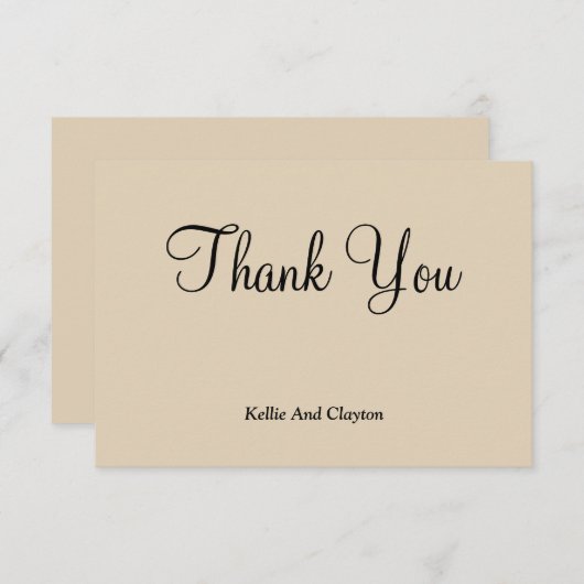 Vanilla Hartelijk dank (Voorkant / Achterkant)