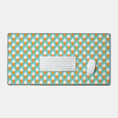 Vanilla Ice Cream Cone Pattern Bureaumat (Keyboard & Muis)