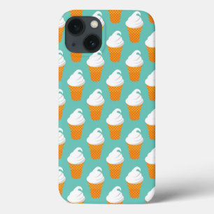 Vanilla Ice Cream Cone Pattern Case-Mate iPhone Case