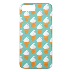 Vanilla Ice Cream Cone Pattern Case-Mate iPhone Case