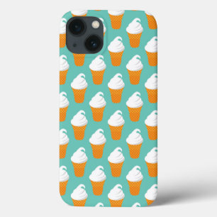 Vanilla Ice Cream Cone Pattern Case-Mate iPhone Case
