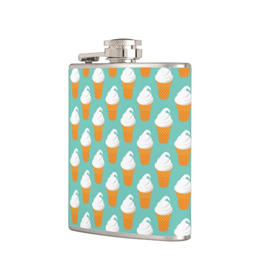 Vanilla Ice Cream Cone Pattern Heupfles (Links)