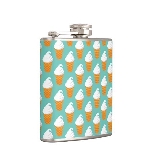 Vanilla Ice Cream Cone Pattern Heupfles (Rechts)