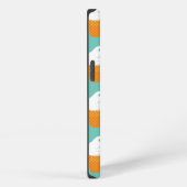 Vanilla Ice Cream Cone Pattern iPhone Hoesje (Rechterkant)
