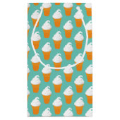 Vanilla Ice Cream Cone Pattern Klein Cadeauzakje (Achterkant)