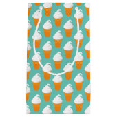 Vanilla Ice Cream Cone Pattern Klein Cadeauzakje (Voorkant)