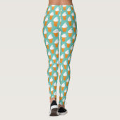 Vanilla Ice Cream Cone Pattern Leggings (Achterkant)