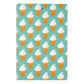 Vanilla Ice Cream Cone Pattern Mini Klembord (Achterkant)