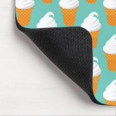 Vanilla Ice Cream Cone Pattern Muismat (Hoek)