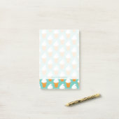Vanilla Ice Cream Cone Pattern Post-it® Notes (Op bureau)