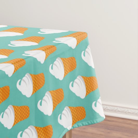 Vanilla Ice Cream Cone Pattern Tafelkleed (Voorbeeld)