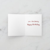 Vanilla Ice Cream Cone Verjaardag Kaart (Binnen)