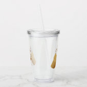 Vanilla Ice Cream Monogram en Tekst op maat Acryl Drinkbeker (Links)