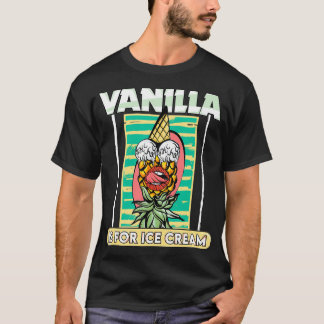 Vanilla is bestemd voor ijskap dat anananasseschom t-shirt
