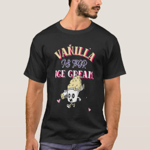 Vanilla is bestemd voor ijskap en niet voor vanill t-shirt