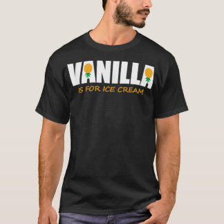 Vanilla is bestemd voor ijskap ondersteboven anana t-shirt