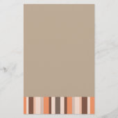 Vanilla Melon Stripes Briefpapier (Voorkant)
