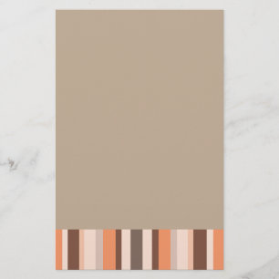 Vanilla Melon Stripes Briefpapier