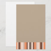 Vanilla Melon Stripes Briefpapier (Voorkant / Achterkant)