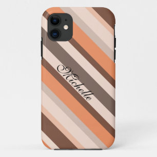 Vanilla Melon Stripes iPhone 11 Hoesje