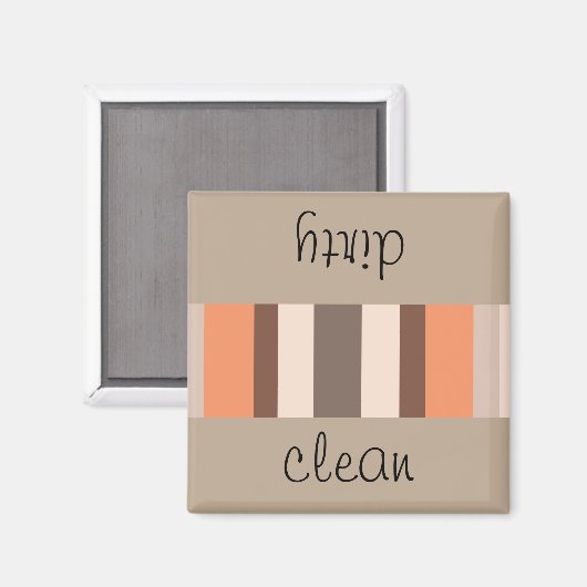 Vanilla Melon Stripes Magneet (Voorkant / Achterkant)