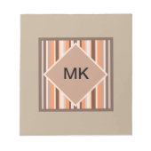 Vanilla Melon Stripes Notitieblok (Voorkant)