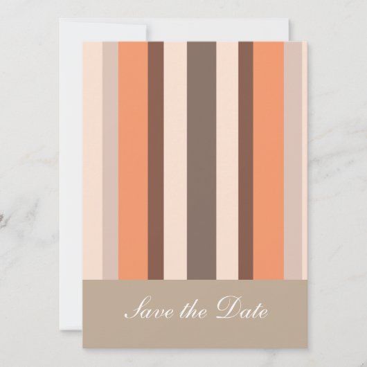 Vanilla Melon Stripes Save The Date (Voorkant)