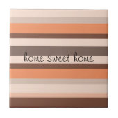 Vanilla Melon Stripes Tegeltje (Voorkant)