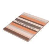 Vanilla Melon Stripes Tegeltje (Zijkant)